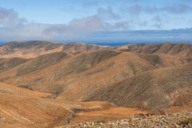 İsrail 'in kuzeyindeki Negev Çölü' nün güzel manzarası