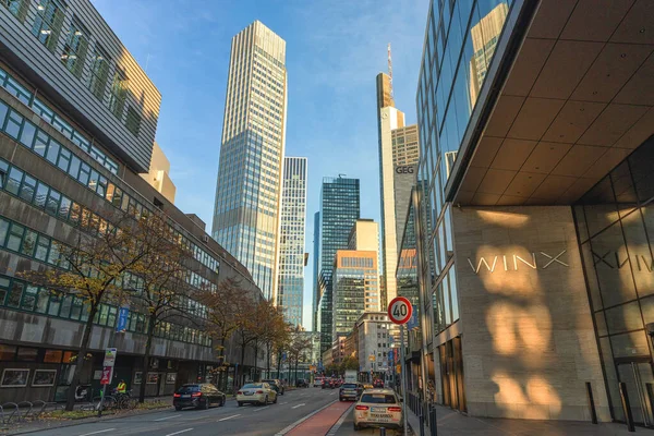 Frankfurt Main Deutschland Oktober 2022 Straßen Von Frankfurt Main Schöne — Stockfoto