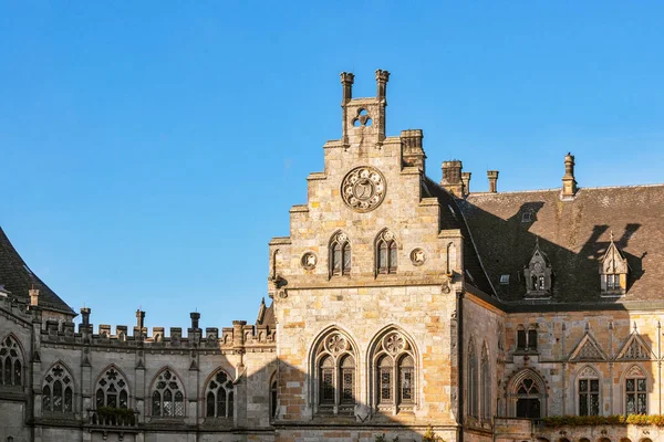 Bad Bentheim 'de güzel Schloss Bentheim, Aşağı Saksonya, Almanya