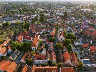 Kuzey Rhein-Vestfalya, Almanya 'da Steinfurt iline ait hava manzarası
