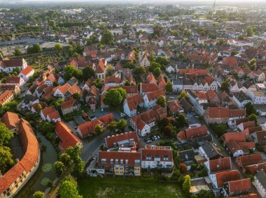 Kuzey Rhein-Vestfalya, Almanya 'da Steinfurt iline ait hava manzarası