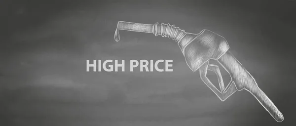 Υψηλές Τιμές Ανά Λίτρο Βενζίνης — Φωτογραφία Αρχείου