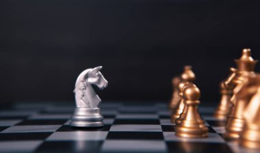 Satranç tahtası konsepti. iş ve strateji kavramı