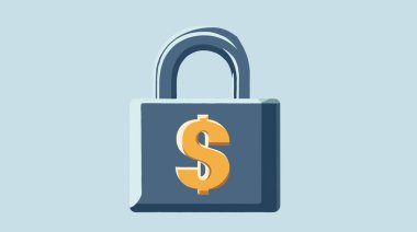 Güvenlik sistemi konsepti, vektör illüstrasyon tasarımı