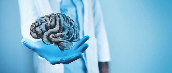 virtual brain for innovation concept