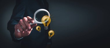 Yaratıcı fikir kavramında ampul