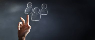 Ekrandaki simgeye dokunun. karışık ortam