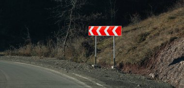 road with a forest road