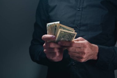 Adamın elinde para