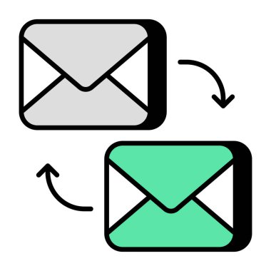 Posta aktarımının premimium indirme simgesi 