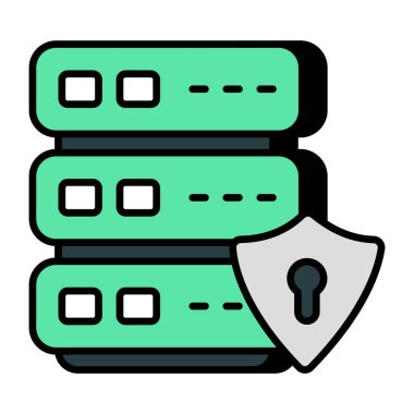 Sunucu güvenliğinin bir simge tasarımı 