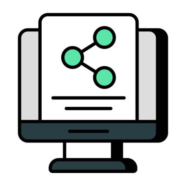 Paylaşım dosyasının bir simge tasarımı 