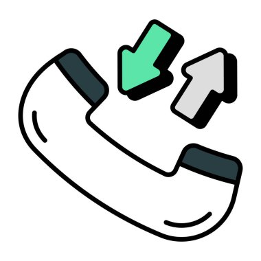 İki yönlü okları olan alıcı, dikkat dağıtma konsepti