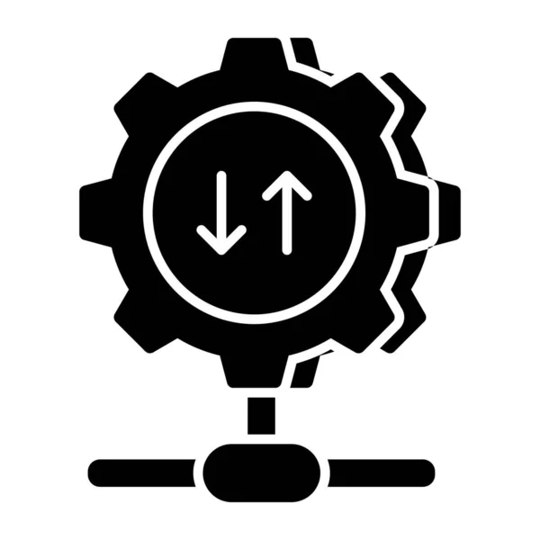 Diseño Icono Configuración Actualización — Vector de stock