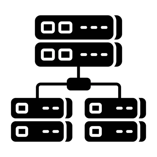 服务器网络的图标设计 — 图库矢量图片