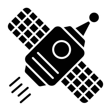 Uydu anteninin katı tasarım simgesi