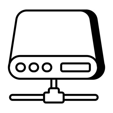 Hard diskin modern tasarım simgesi 