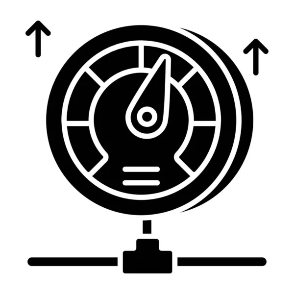 Icono Diseño Prueba Velocidad — Vector de stock