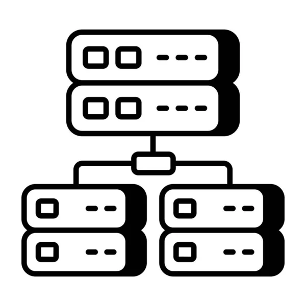 服务器网络的图标设计 — 图库矢量图片