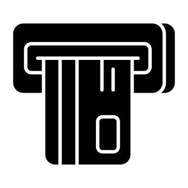 Perfect design icon of atm withdrawal