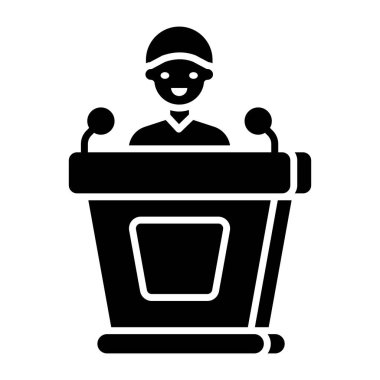 Konuşmanın mükemmel tasarım simgesi 