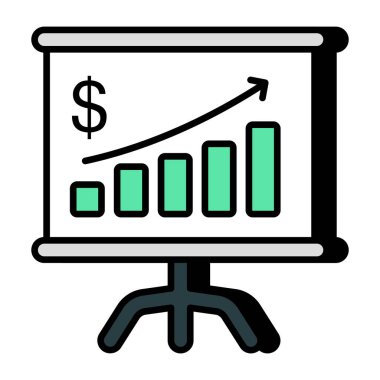 Finansal sunumun eşsiz bir tasarım simgesi 