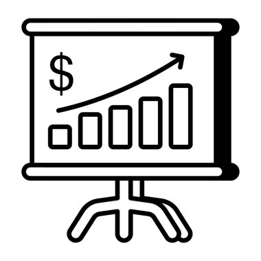 Finansal sunumun eşsiz bir tasarım simgesi 