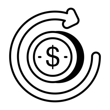 Para iadesinin simge tasarımı 