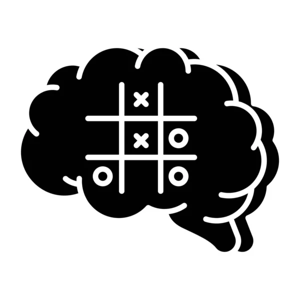 Modern Design Icon Brain — стоковый вектор