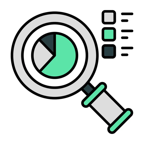 Unique Design Icon Search Data — Stock Vector