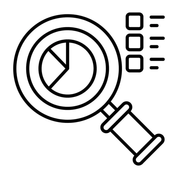 Unique Design Icon Search Data — Stock Vector