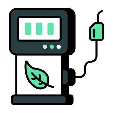 Eko yakıt istasyonunun en iyi indirme simgesi