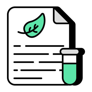 Çevre içeriğinin kavramsal düz tasarım simgesi 