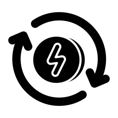 Enerji geri dönüşümünün son moda vektör tasarımı