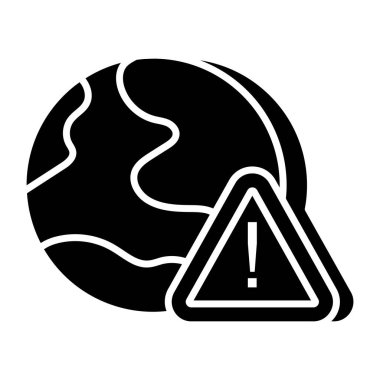 Küresel problemin mükemmel tasarım simgesi