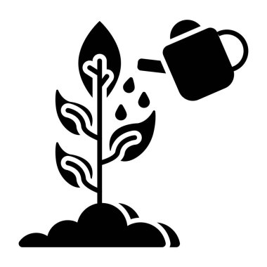 Bitki sulamanın vektör tasarımı