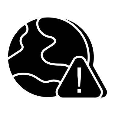 Küresel problemin mükemmel tasarım simgesi