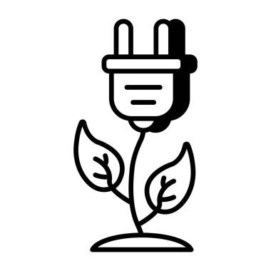 Eşsiz bir eko dolgu tasarımı simgesi