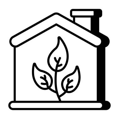 Vector design of eco home