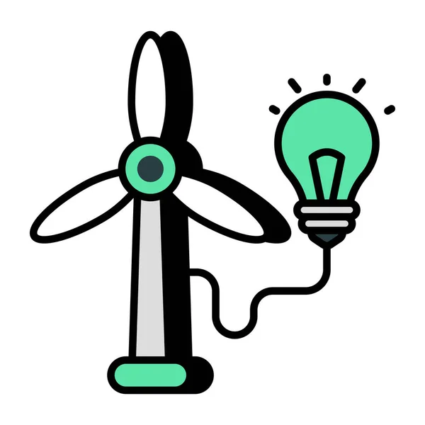 Perfekte Design Ikone Der Turbinen Idee — Stockvektor