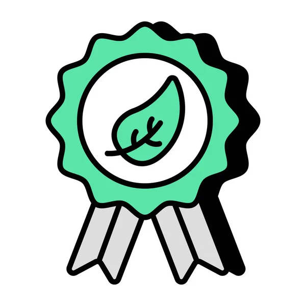 Premium Download Icon Eco Badge — Stock Vector