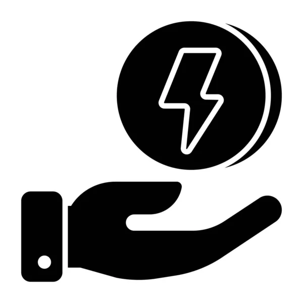 Premium Download Icon Energy Care — Stock Vector