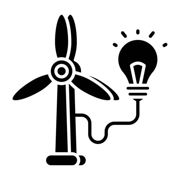 Icono Diseño Perfecto Idea Turbina — Archivo Imágenes Vectoriales