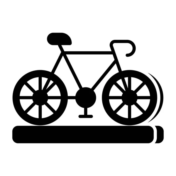 Diseño Vectorial Del Ciclo Icono Plano — Archivo Imágenes Vectoriales