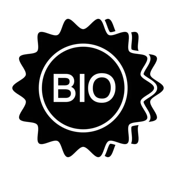 stock vector Editable design icon of bio sign