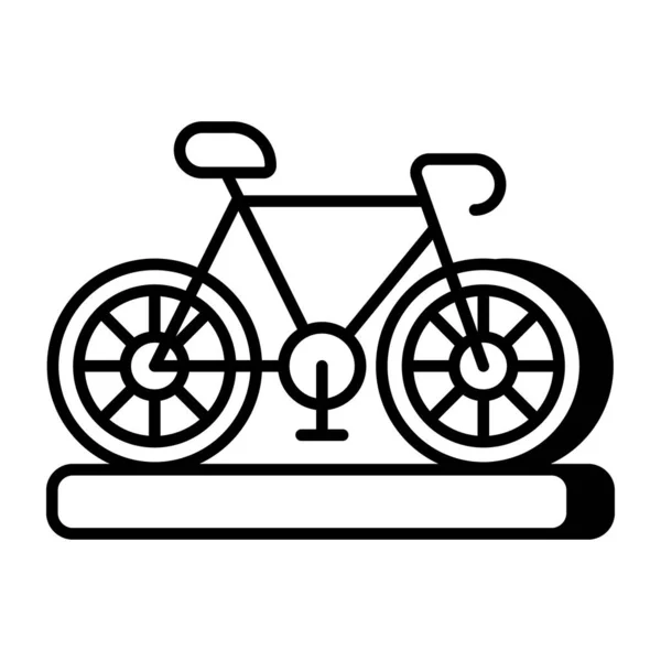 Vektor Design Cykel Platt Ikon — Stock vektor