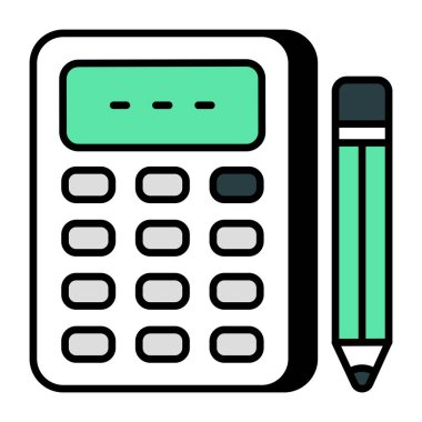 Hesaplamanın yaratıcı tasarım simgesi