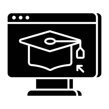 Eğitim web sitesinin mükemmel tasarım simgesi