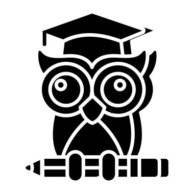 Mezun olmanın modern tasarım simgesi