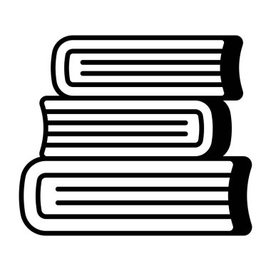 Kitapların modern tasarım simgesi